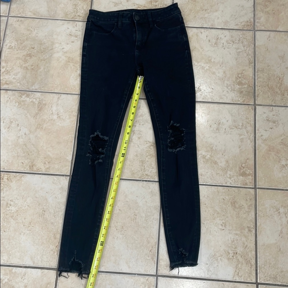 American Eagle Outfitters Black Skinny The Dream Jean